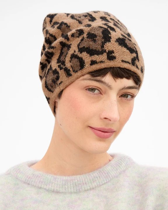 Camel Jaguar Beanie - Box Turtle