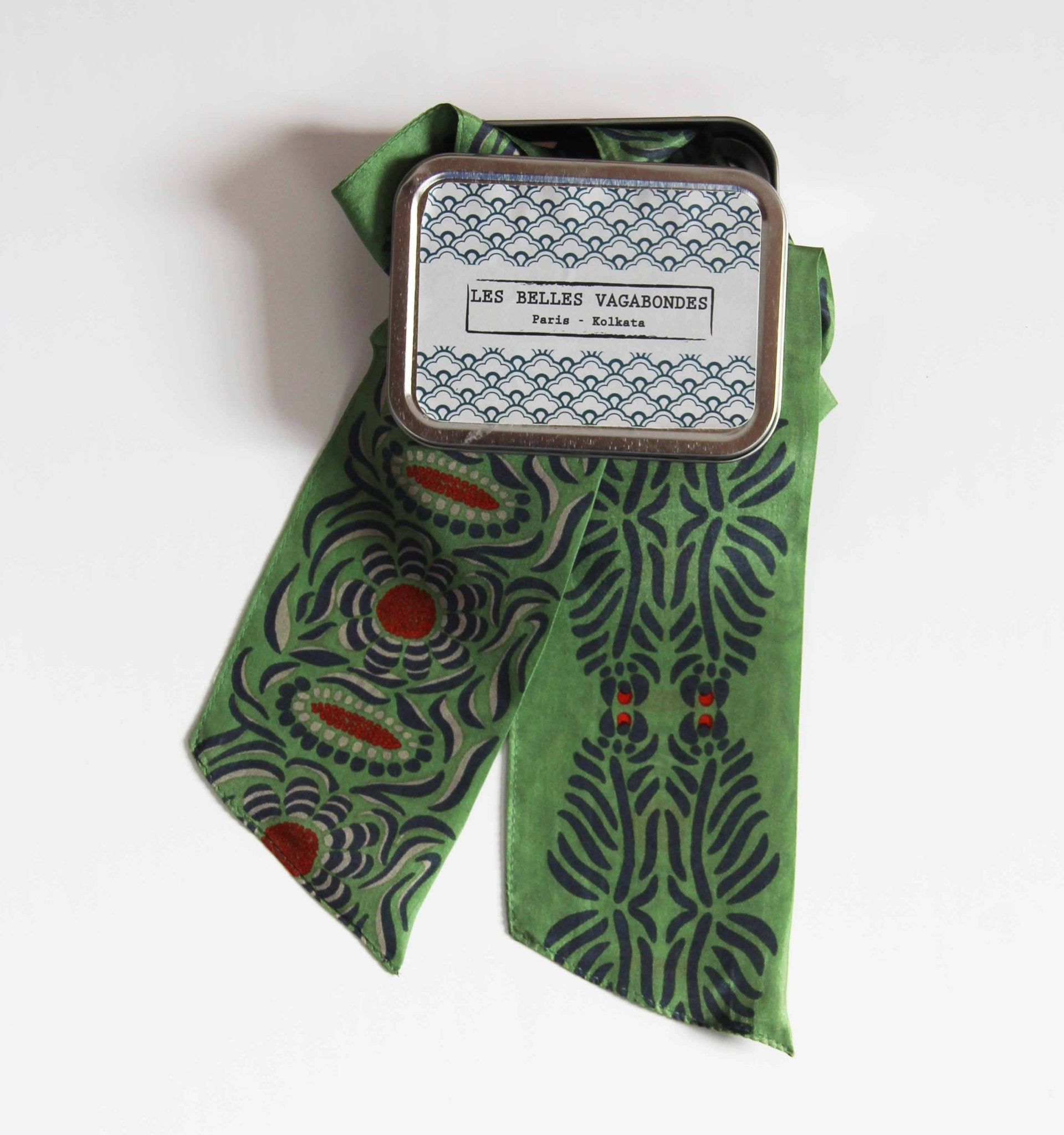 Camelia Khaki Scarf - Box Turtle