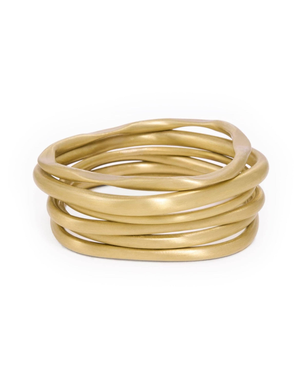 Campbell Brass Bangle - Box Turtle