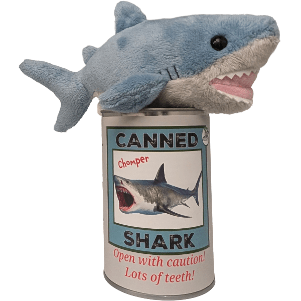 Canned Shark - Stuffed Animal - Box Turtle
