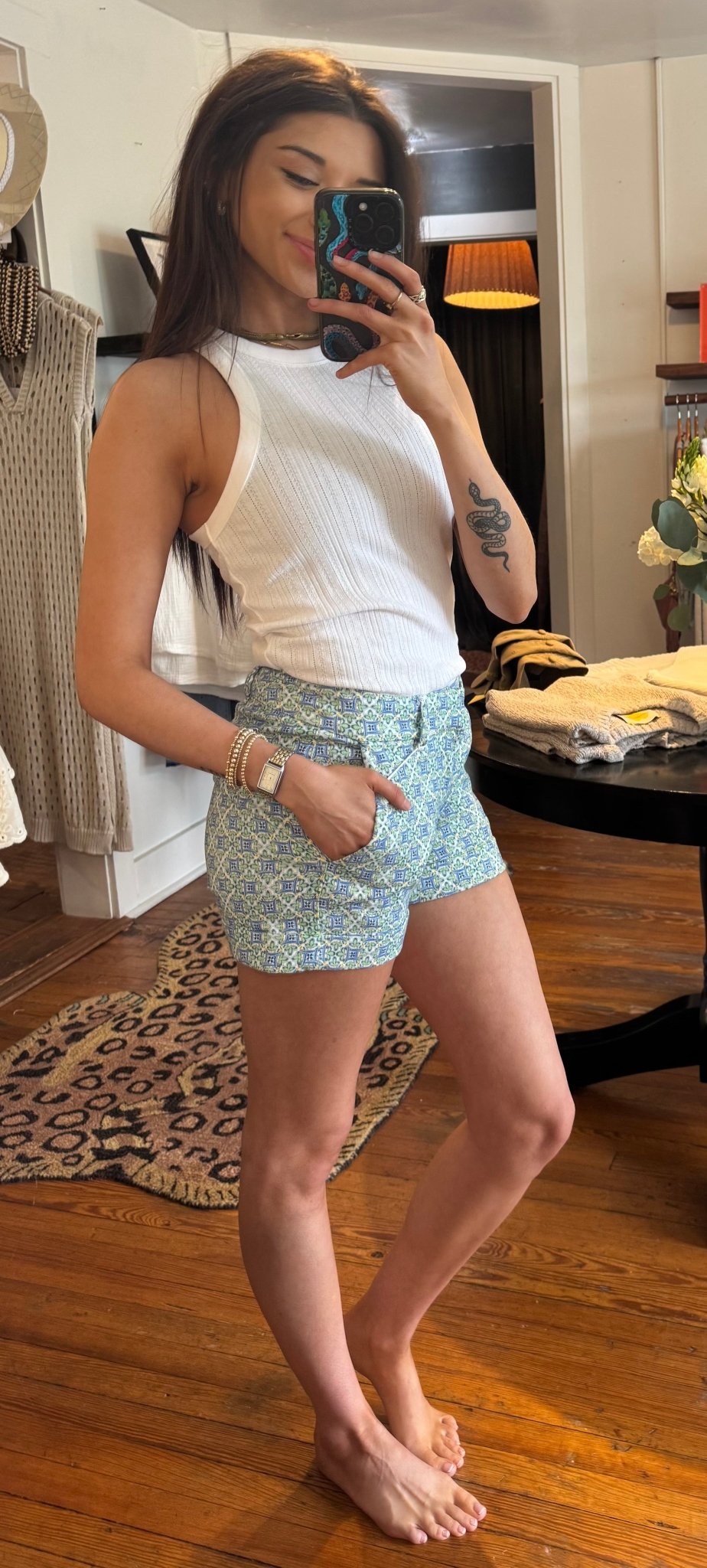 Capri Tile North Hampton Shorts - Box Turtle