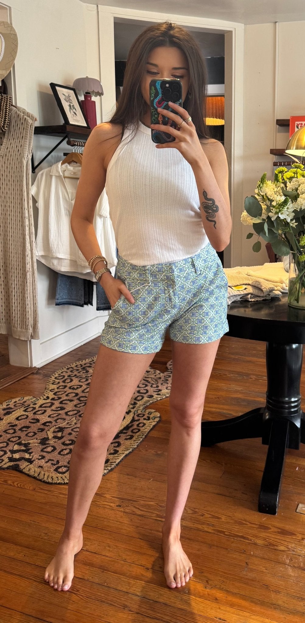 Capri Tile North Hampton Shorts - Box Turtle