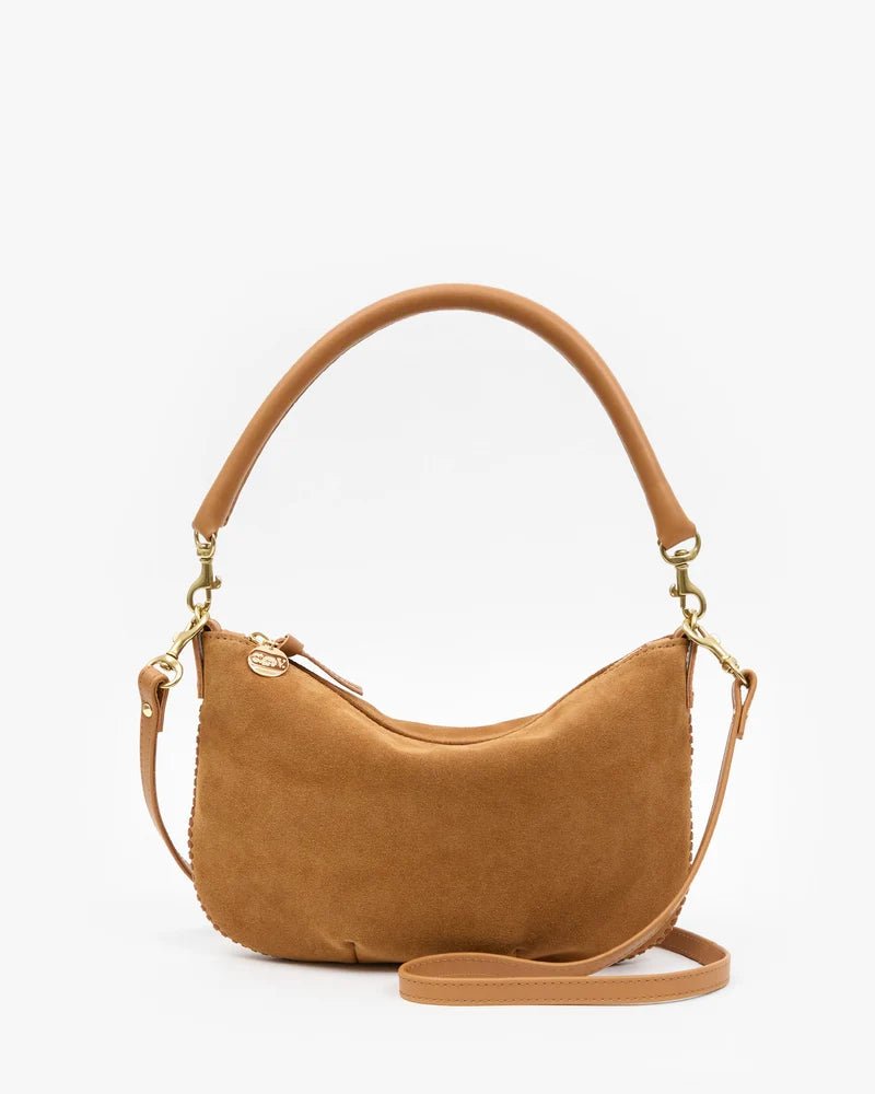 Caramel Suede Petit Moyen Messenger - Box Turtle