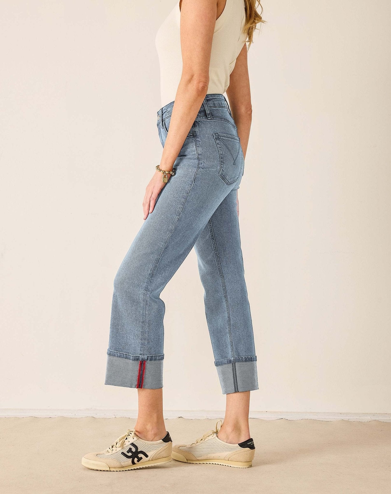Caribbean Bessie Straight Leg Jeans - Box Turtle
