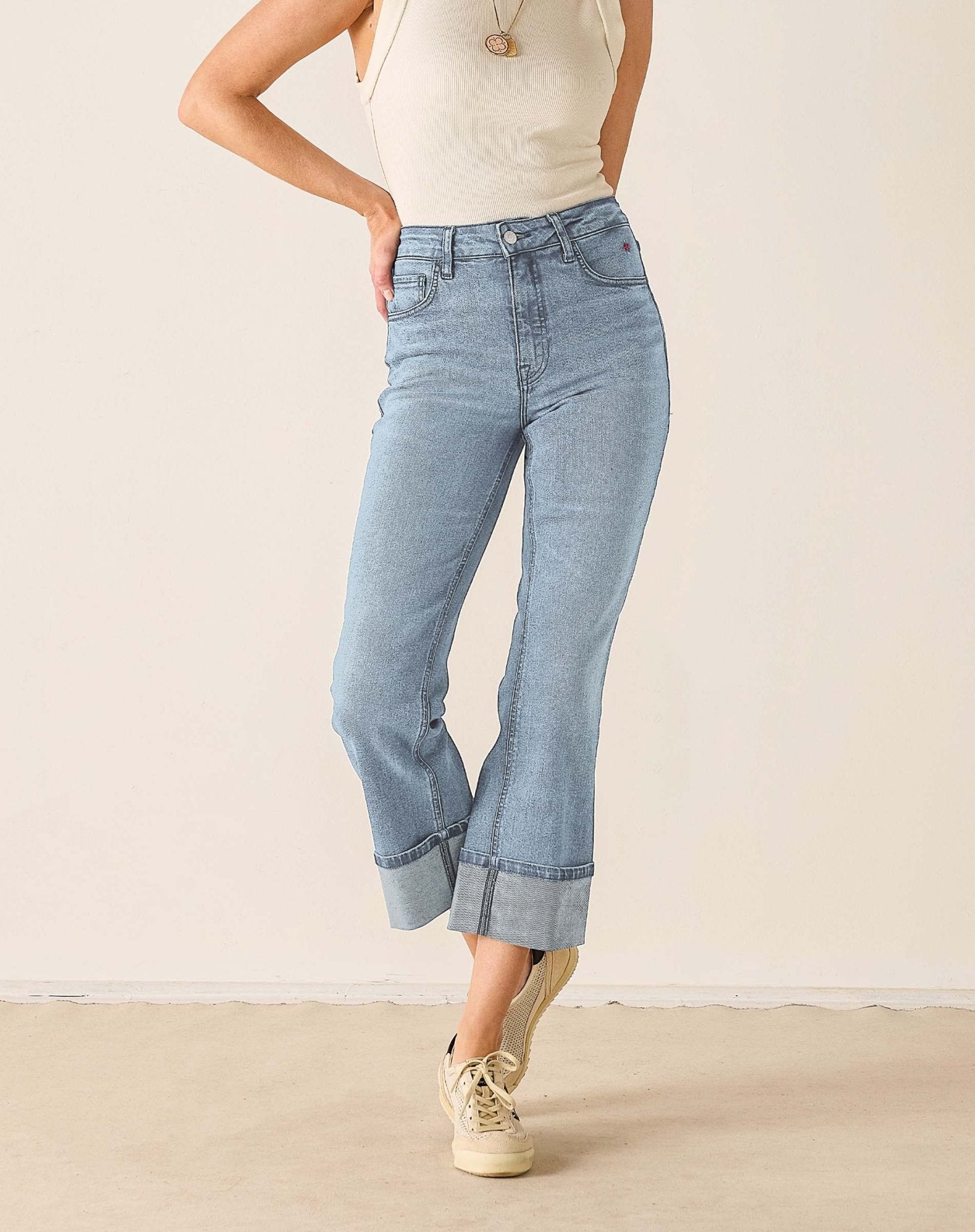 Caribbean Bessie Straight Leg Jeans - Box Turtle