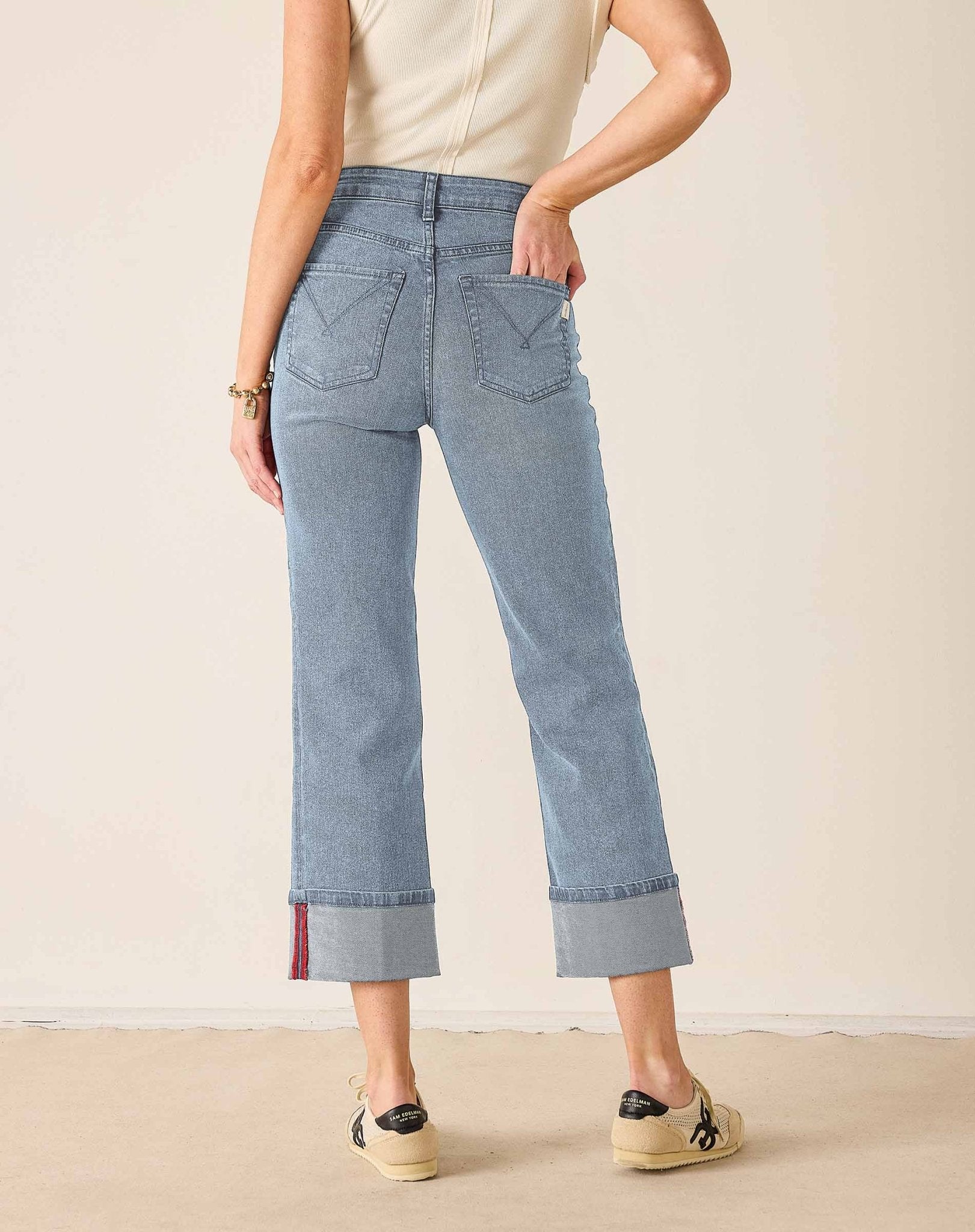 Caribbean Bessie Straight Leg Jeans - Box Turtle
