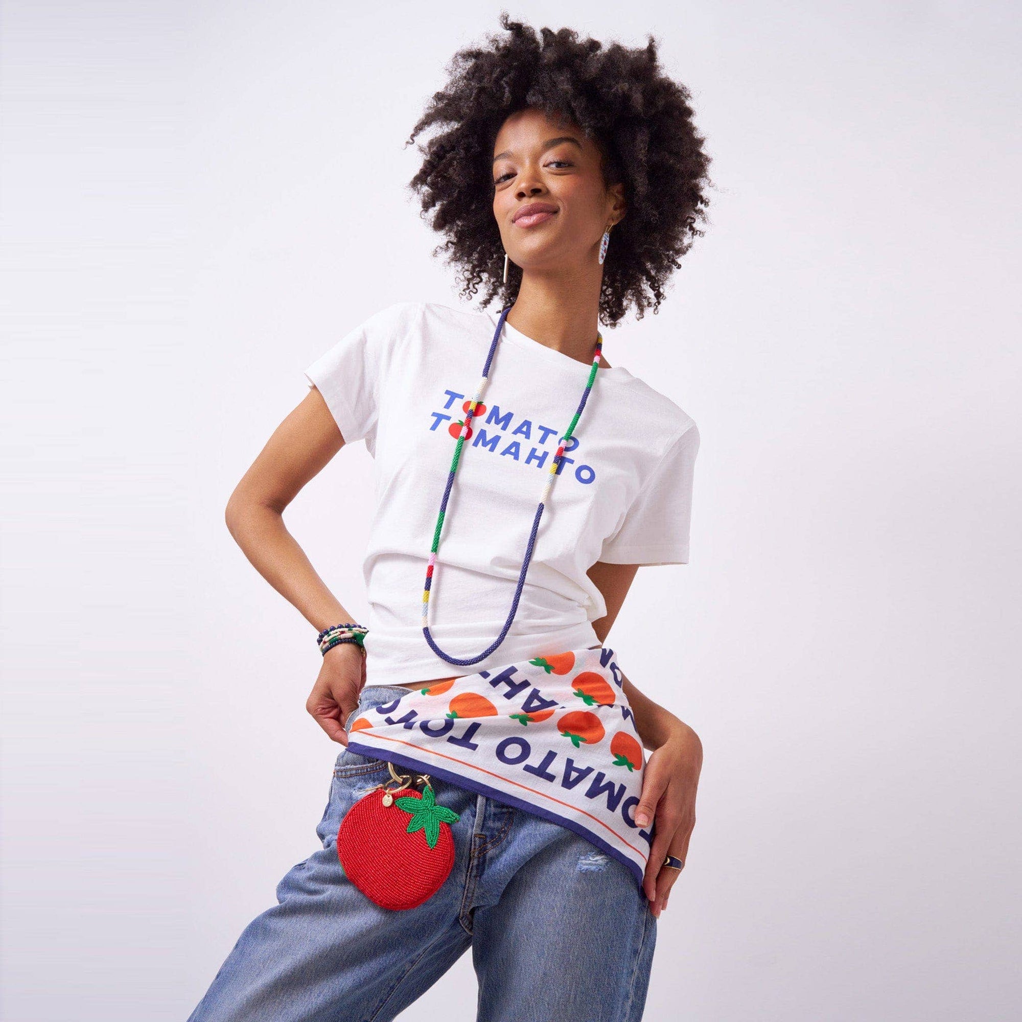 Carson Tomato Tomahto Print Scarf - Box Turtle