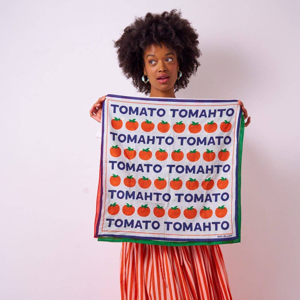 Carson Tomato Tomahto Print Scarf - Box Turtle