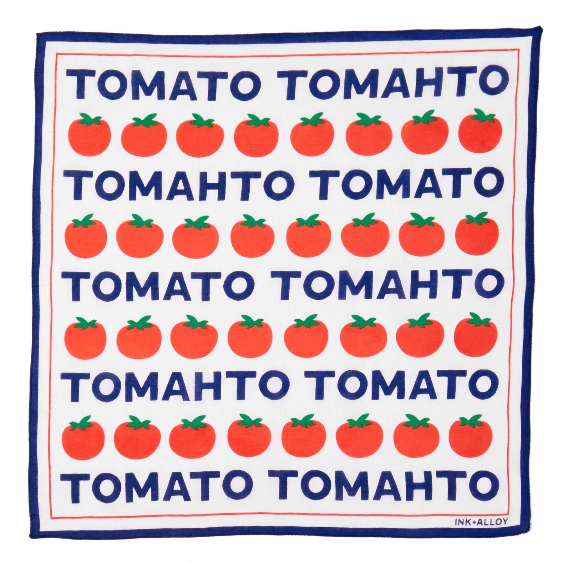 Carson Tomato Tomahto Print Scarf - Box Turtle