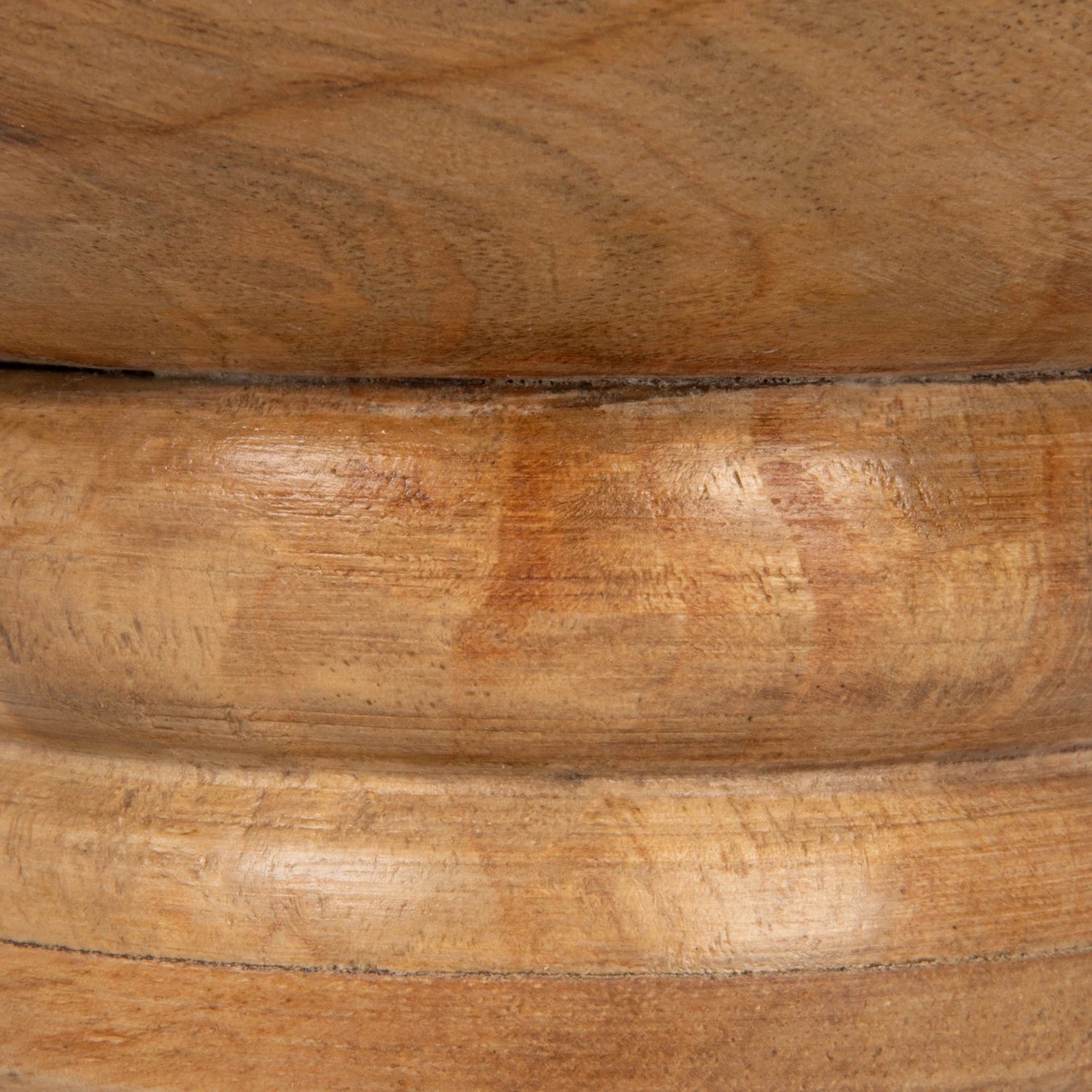 Carved Mango Wood Footed Bowl - Box Turtle