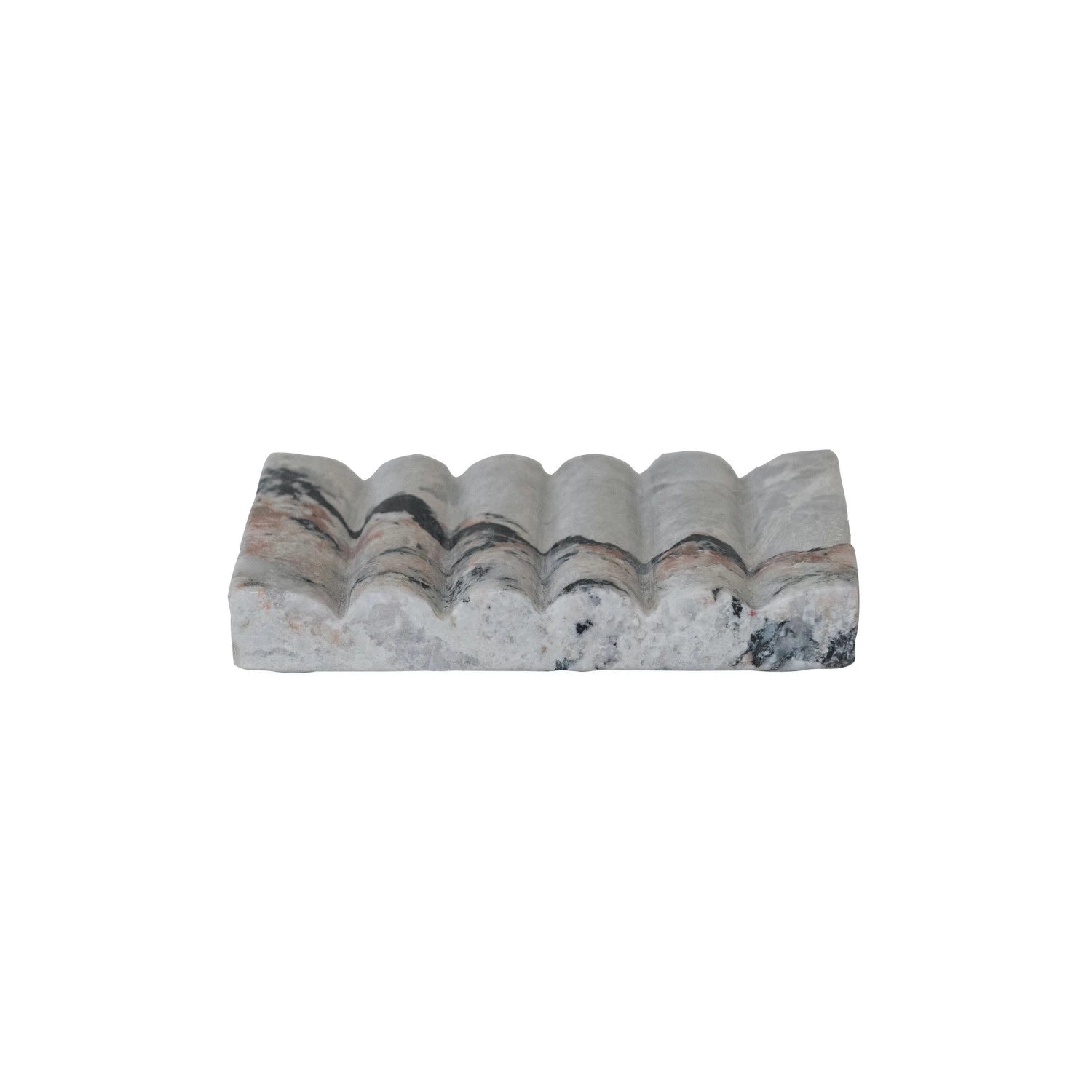 Carved Marble Soap Dish - Box Turtle