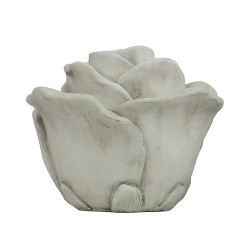Cast Concrete Rose - Box Turtle