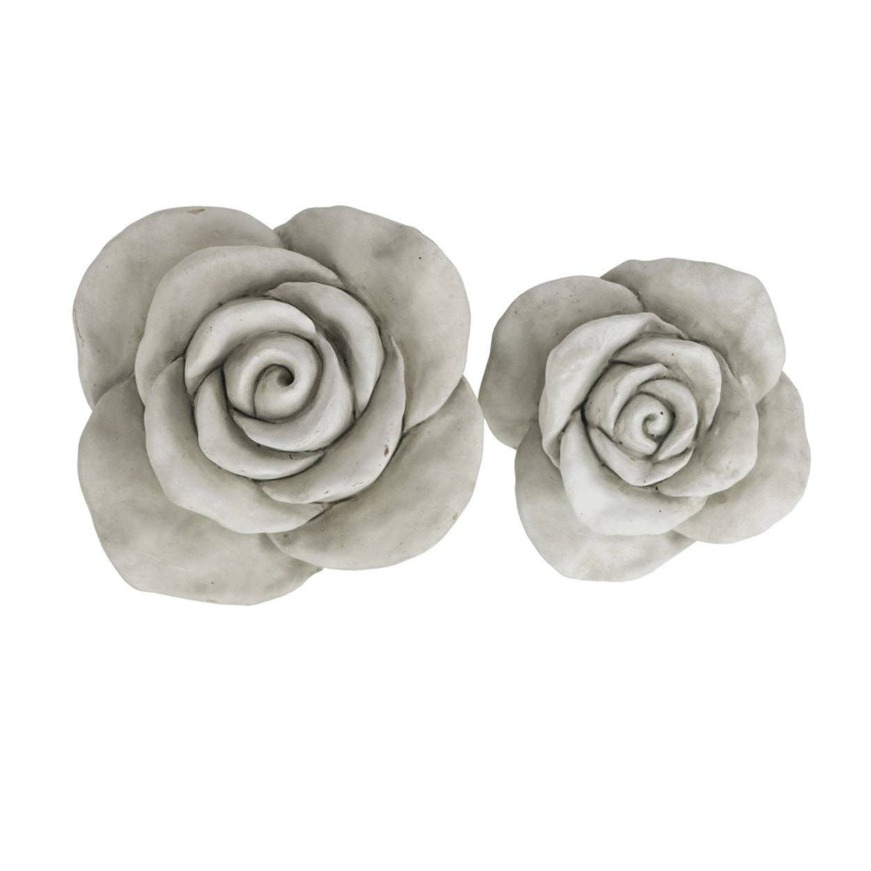 Cast Concrete Rose - Box Turtle