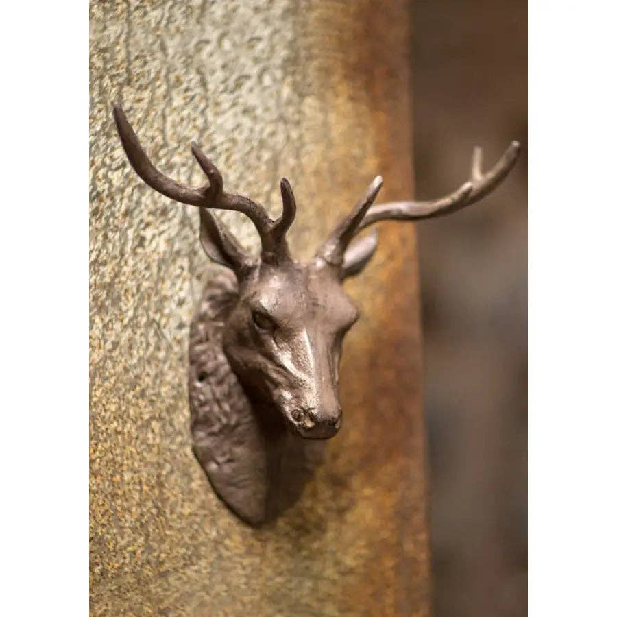 Cast Iron Buck Head - Box Turtle