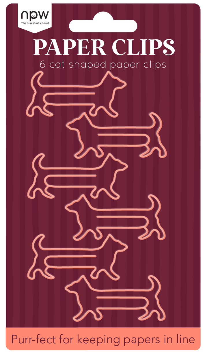 Cat Paper Clips - Box Turtle