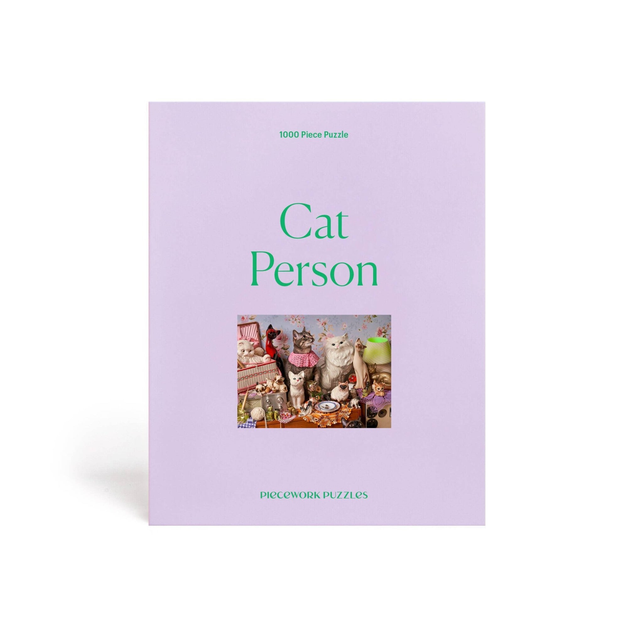 Cat Person 1000 Piece Puzzle - Box Turtle
