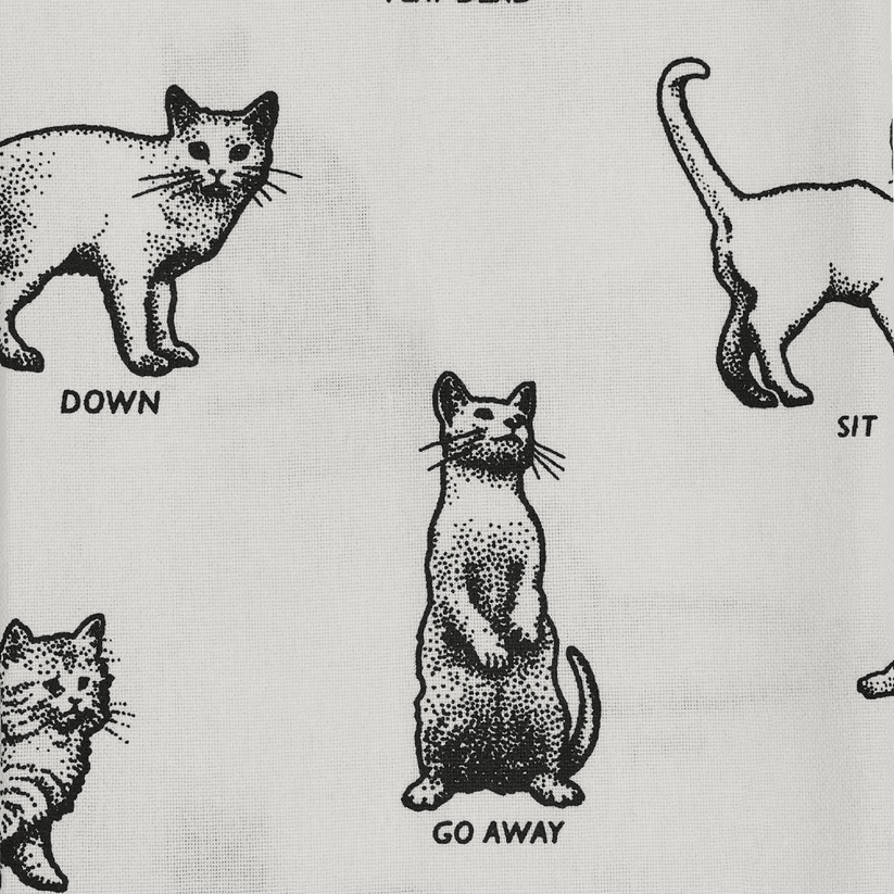 Cat Tricks Tea Towel - Box Turtle