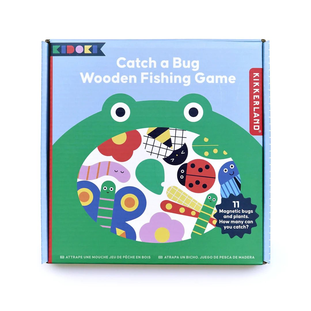 Catch a Bug Wooden Fishing Game - Box Turtle
