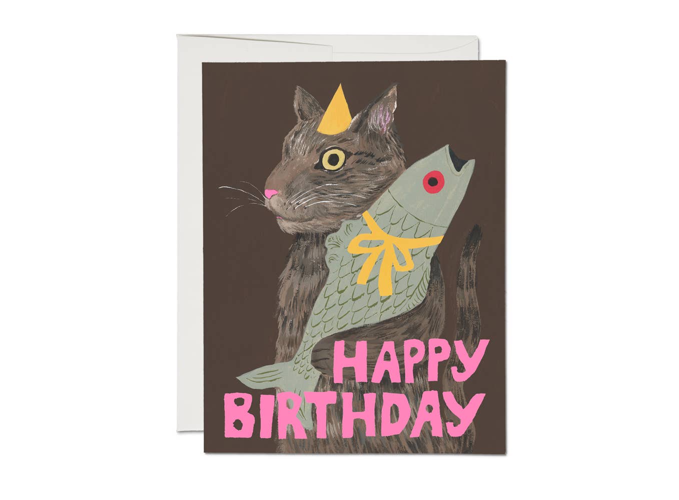 Cat's Delight birthday greeting card - Box Turtle
