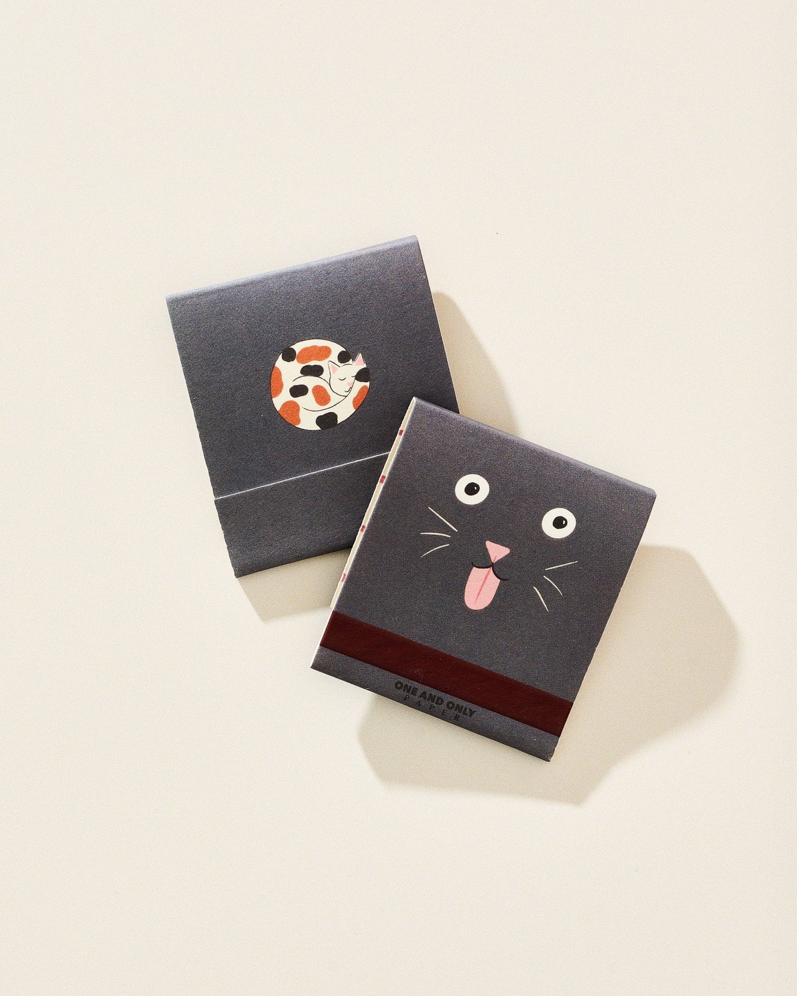 Cats Printed Stem Matchbook - Box Turtle