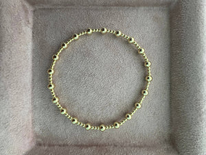 Angelina Gold Beaded Bracelet