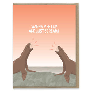 Just Scream Card