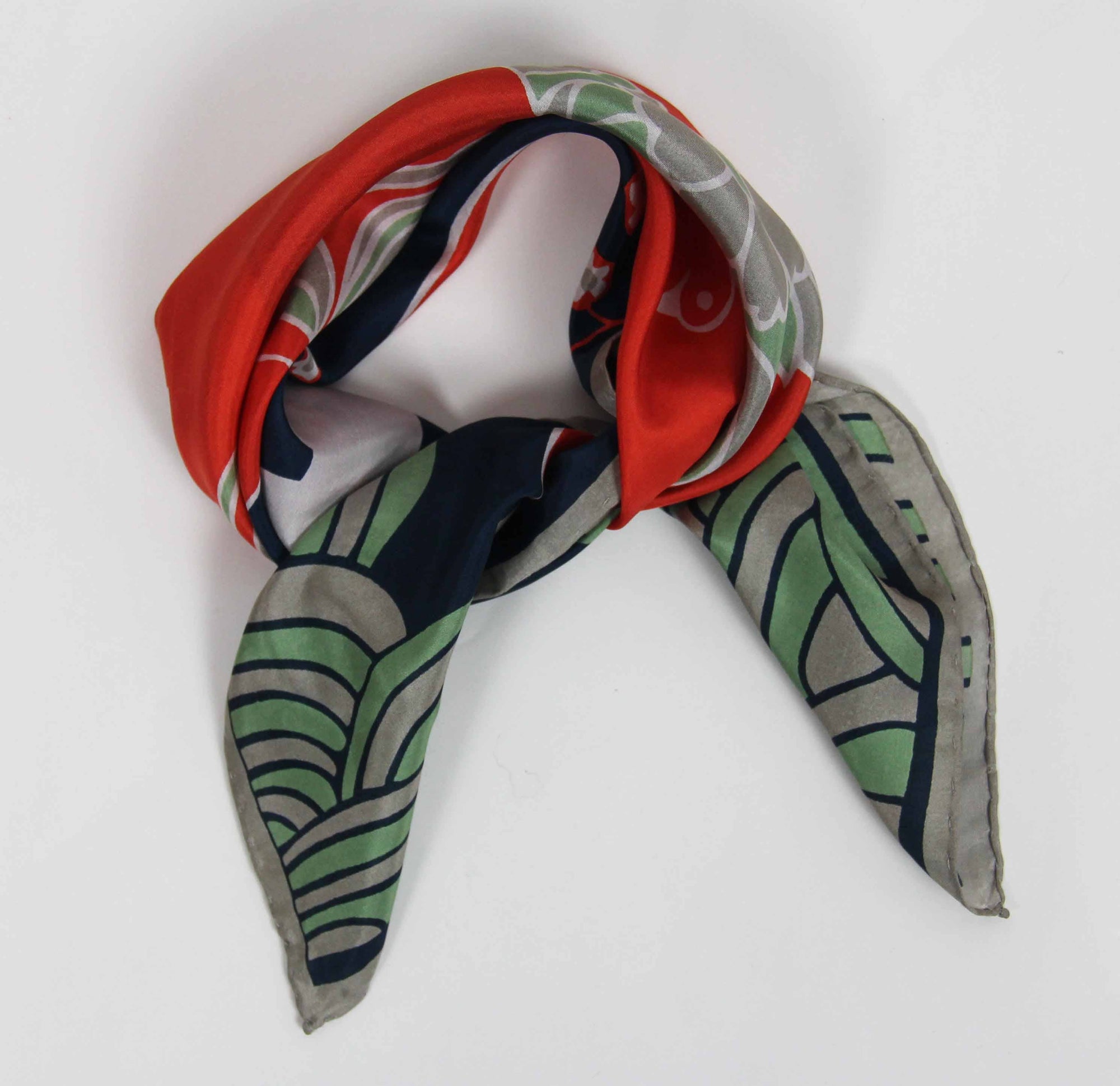 Mini Agami Marine Navy Scarf