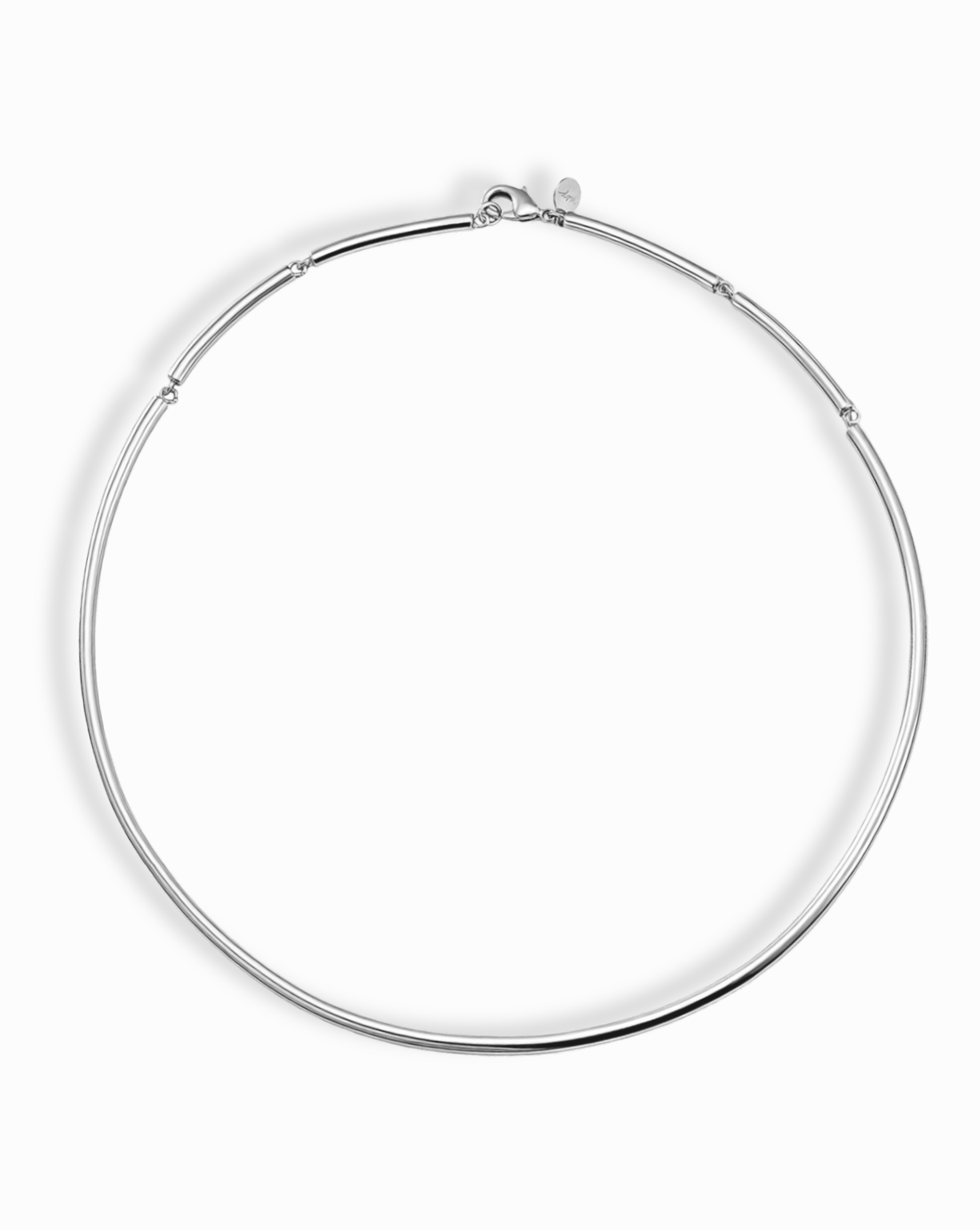 Silver Hayes Collar Necklace
