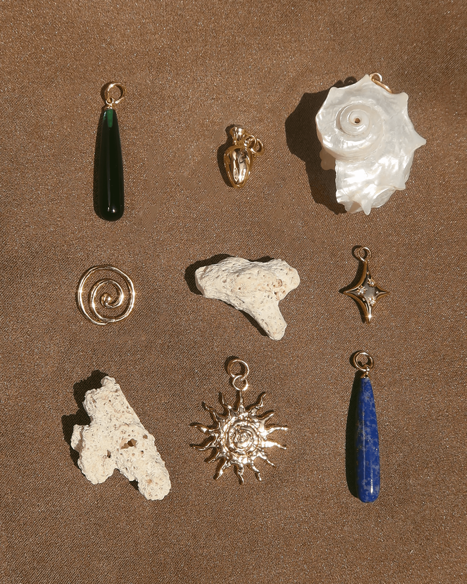 Celeste Puffy Star Charm - Box Turtle