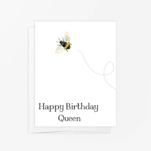 Queen Bee Birthday Card