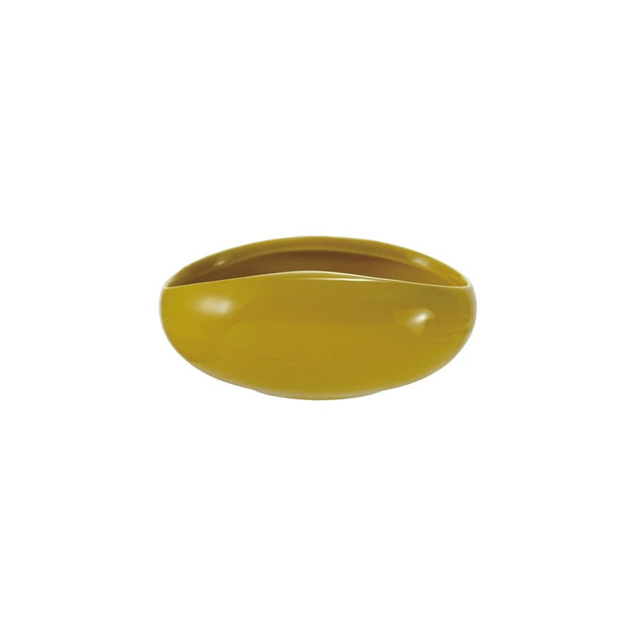 Chartreuse Organic Shaped Bowl - Box Turtle