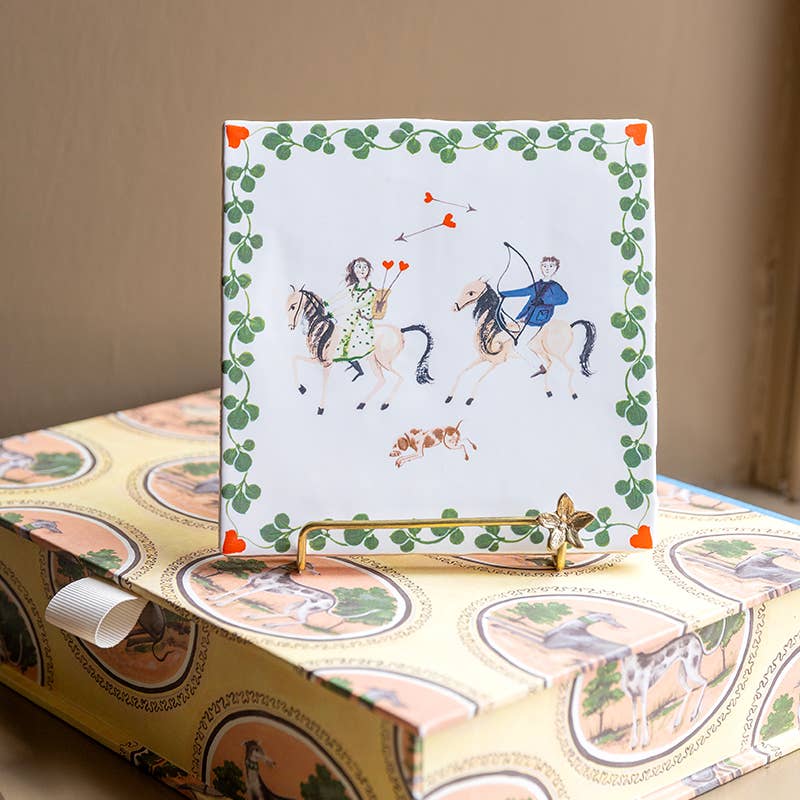 Chasing Love StoryTile - Box Turtle