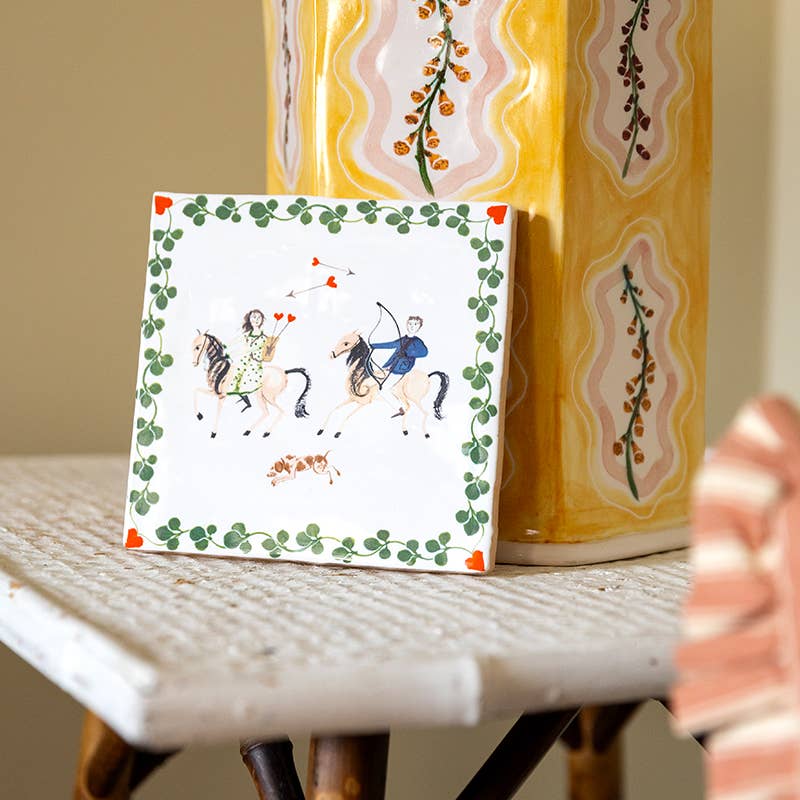 Chasing Love StoryTile - Box Turtle