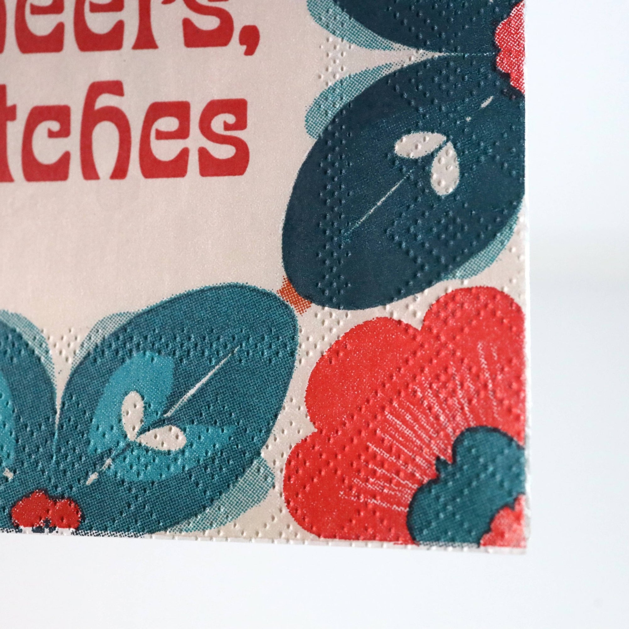 Cheers, Bitches - Funny Retro Cocktail Napkins - Box Turtle