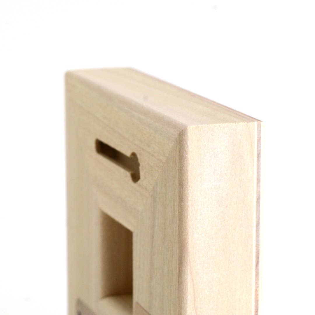 Chickadee Wood Wall Art - Box Turtle