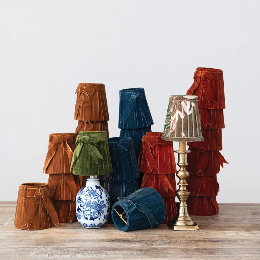 Chinoiserie Clip-on Lampshade - Box Turtle