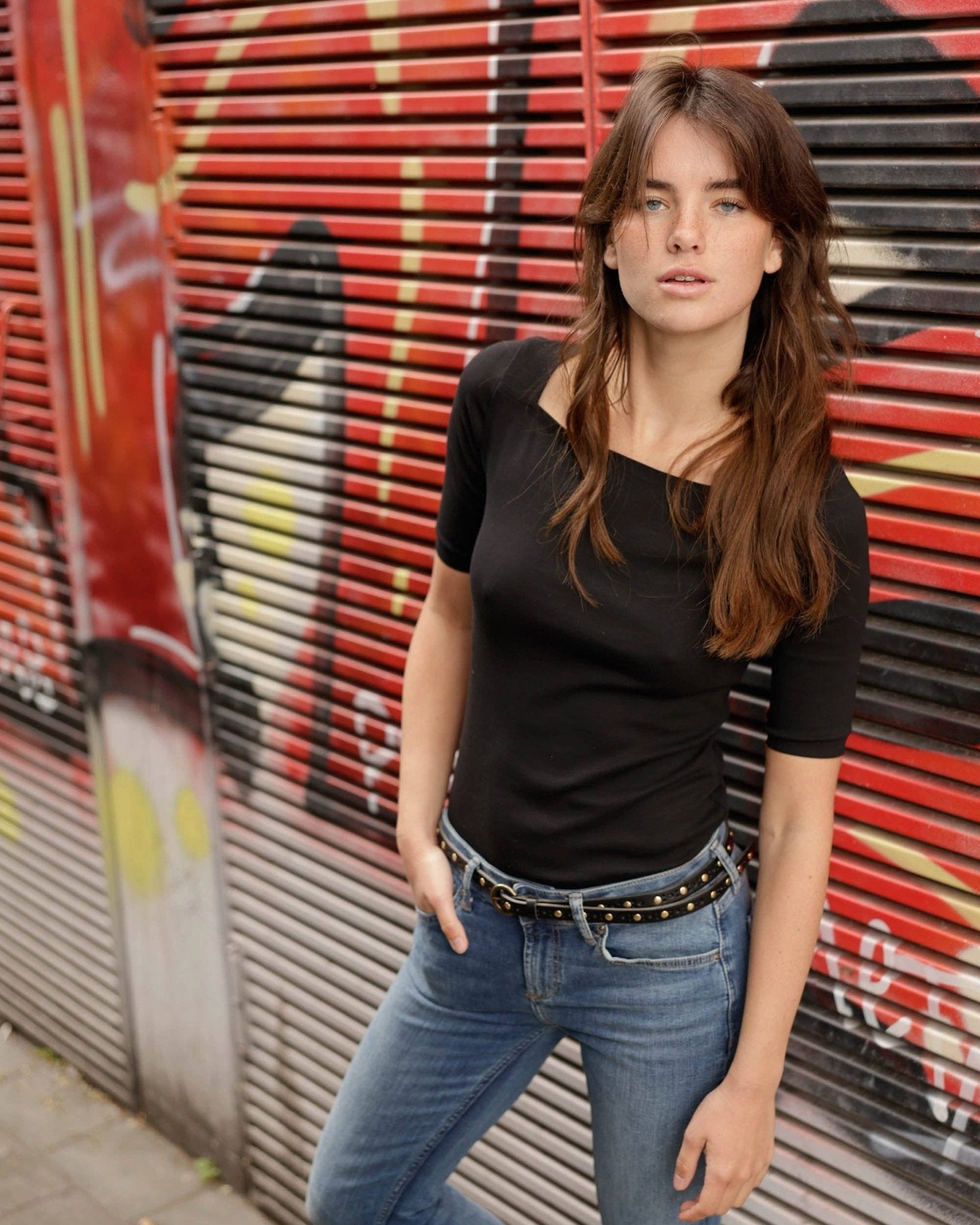 Chloe - Vintage Studded Belt - Box Turtle