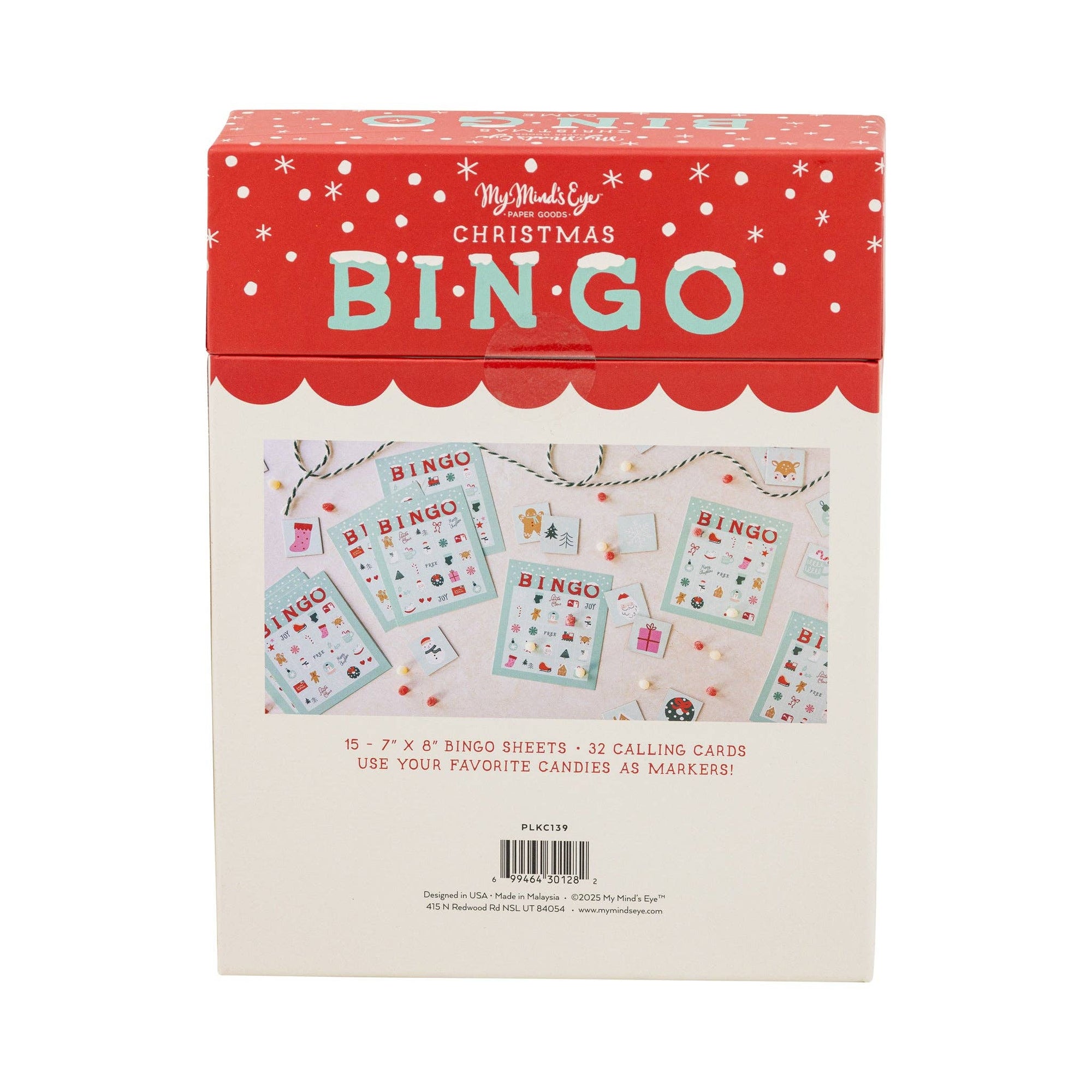 Christmas Bingo Game - Box Turtle