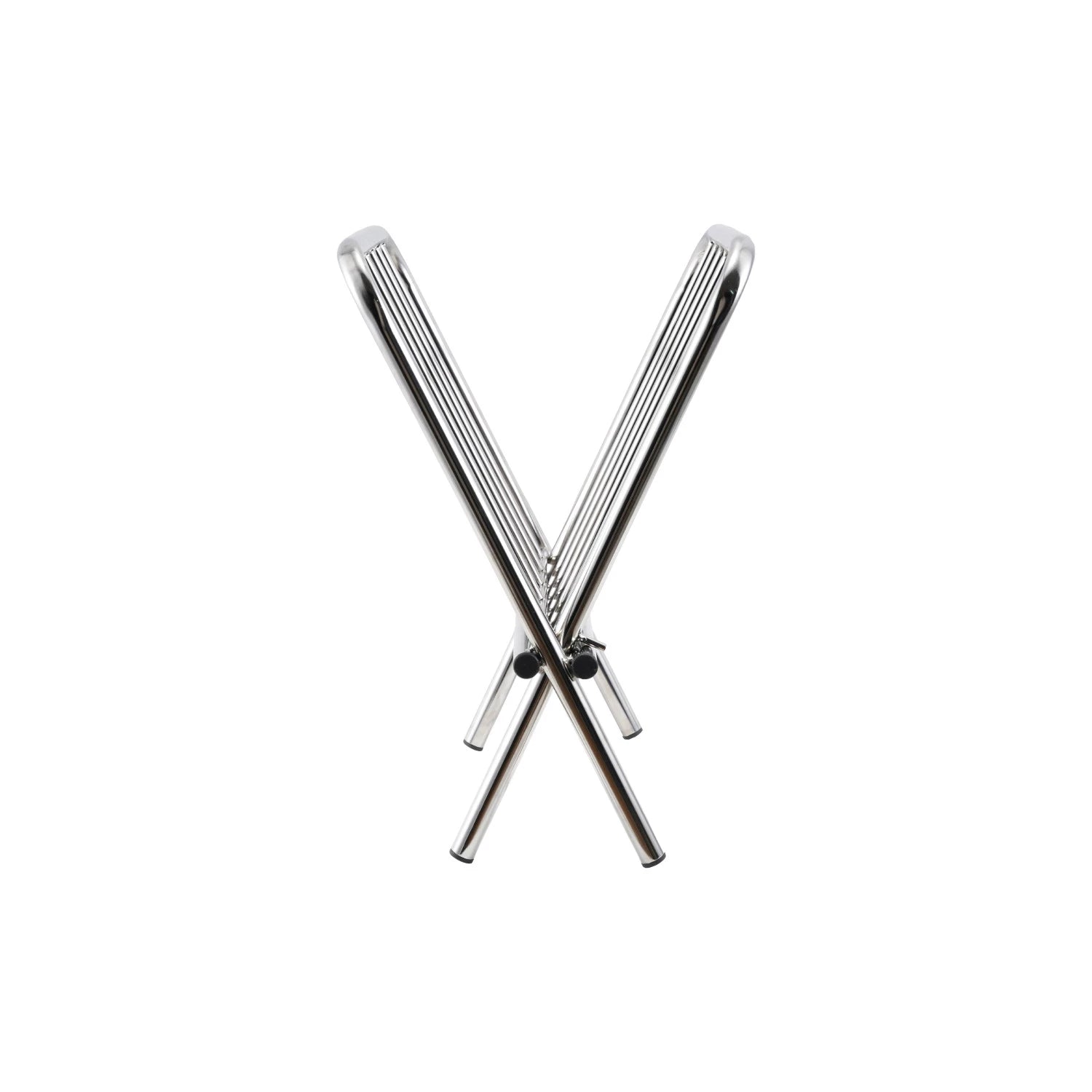 Chrome Metal Magazine Rack - Box Turtle