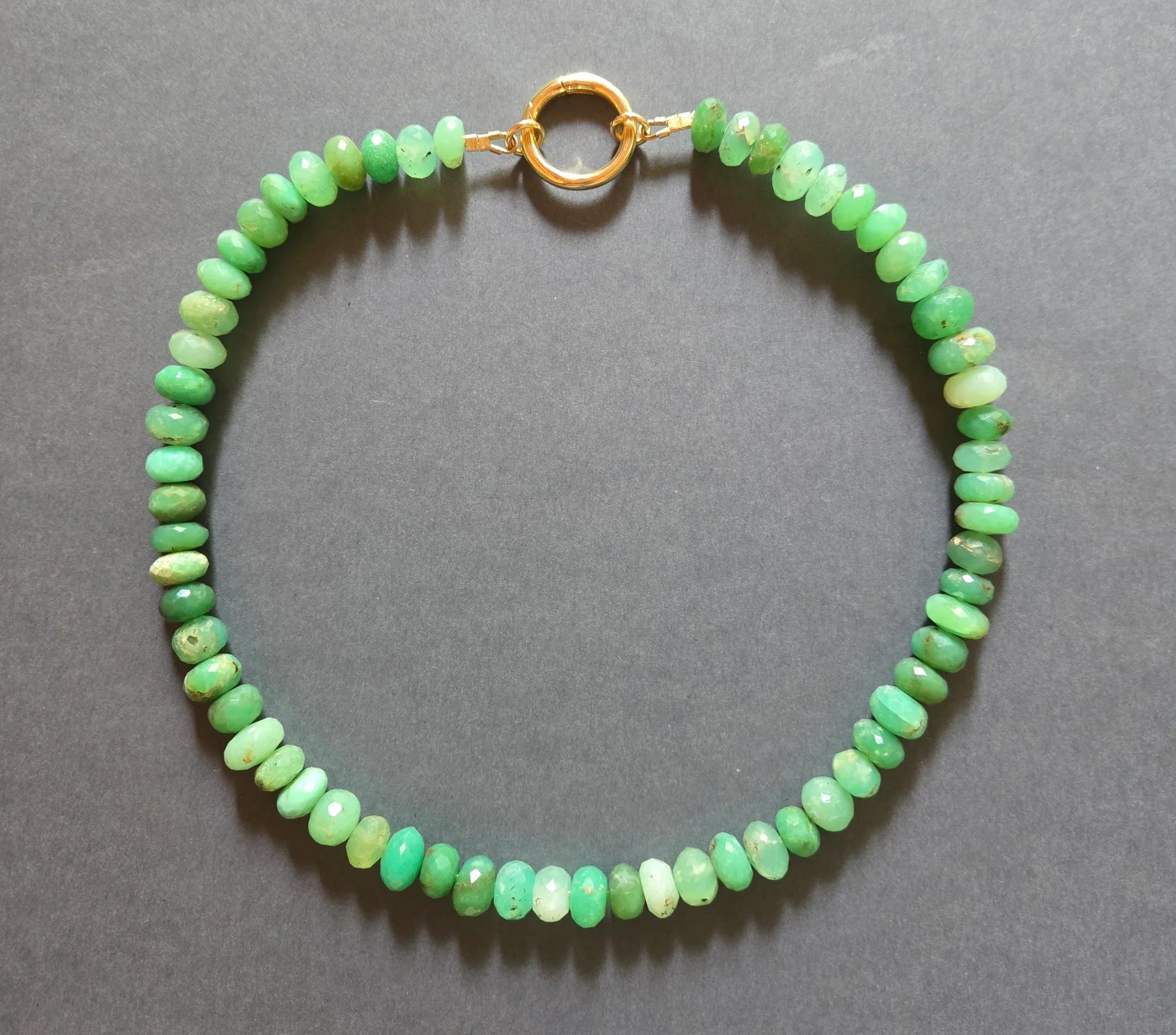 Chrysoprase Necklace - Box Turtle