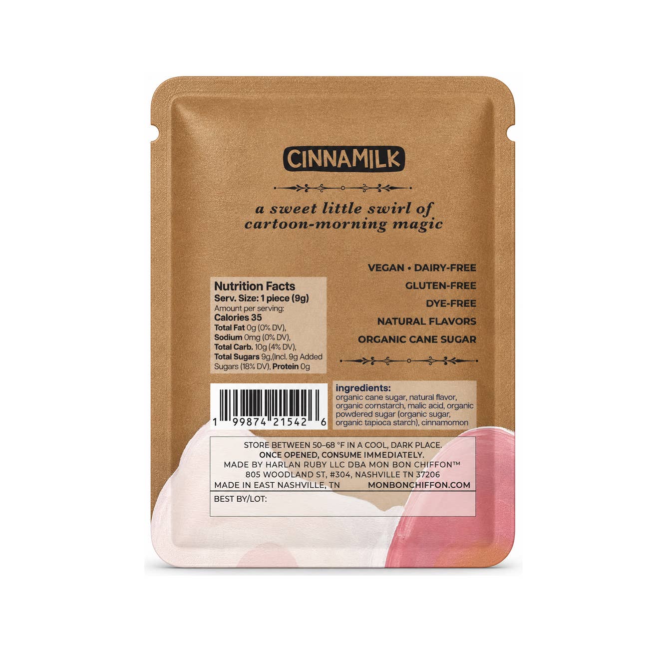 Cinnamon Cereal Milk Cotton Candy Puff - Box Turtle