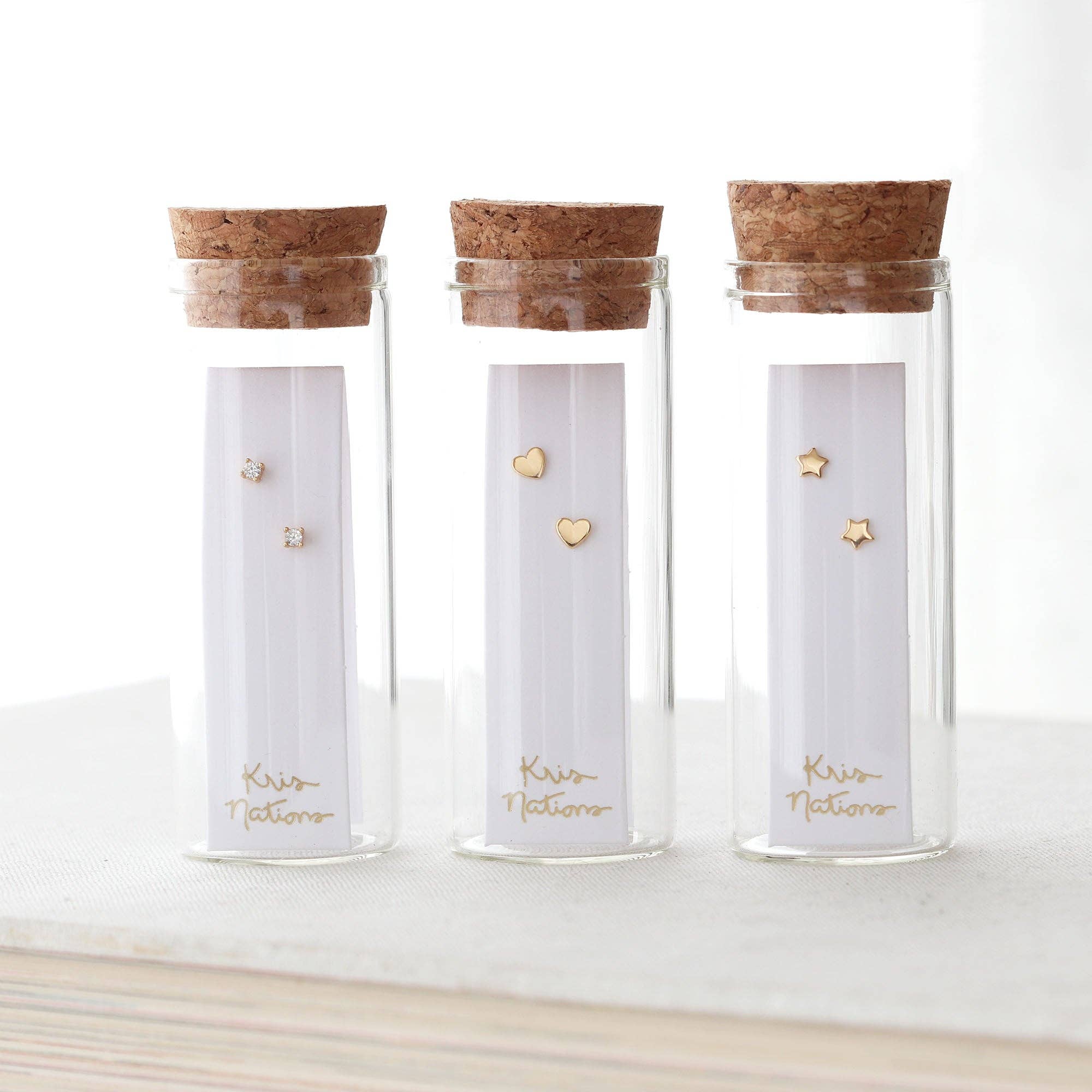 Classic Crystal Prong Set Stud Earrings - Box Turtle