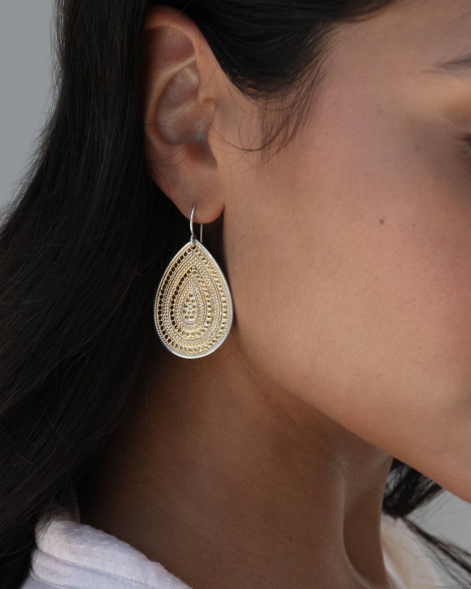 Classic Large Teardrop Earrings - Box Turtle