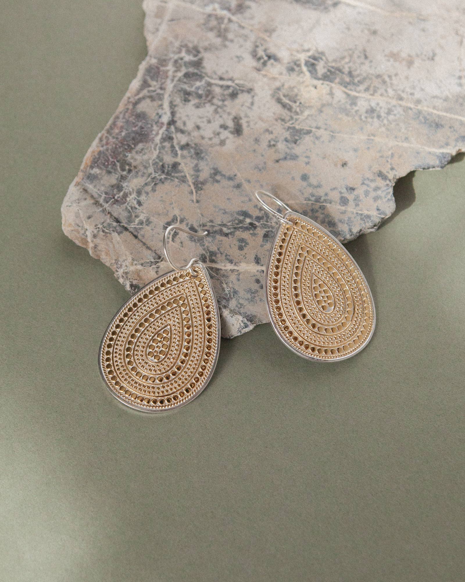 Classic Large Teardrop Earrings - Box Turtle