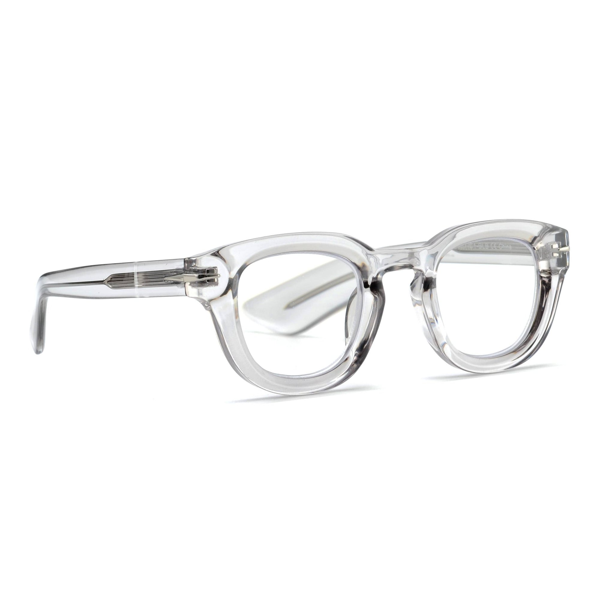 Clear DARCY Blue Light Glasses - Box Turtle