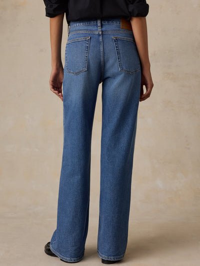 Coast Bound Wash Regenerative Cotton Denim Wide Leg - Box Turtle