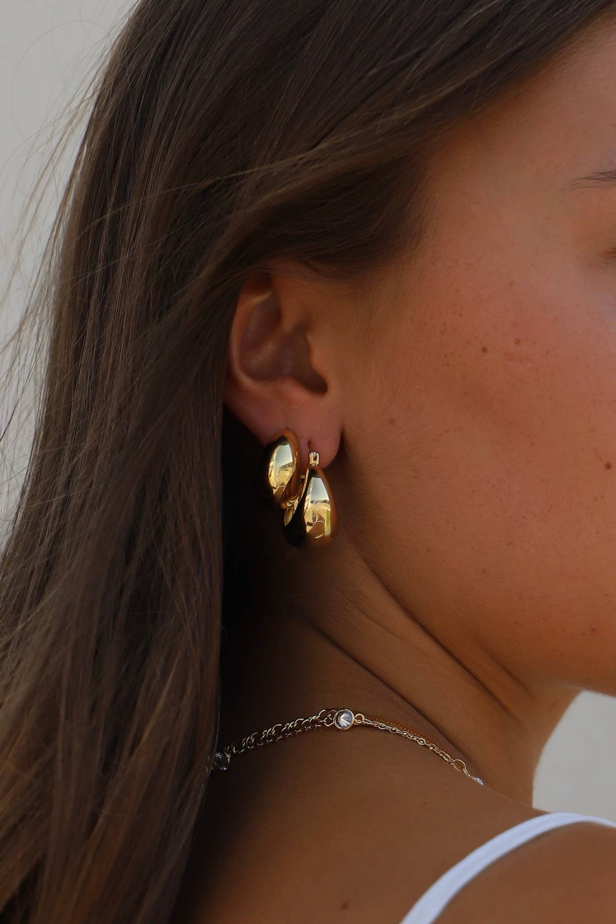 Coco Chunky Hoop Earrings - Box Turtle
