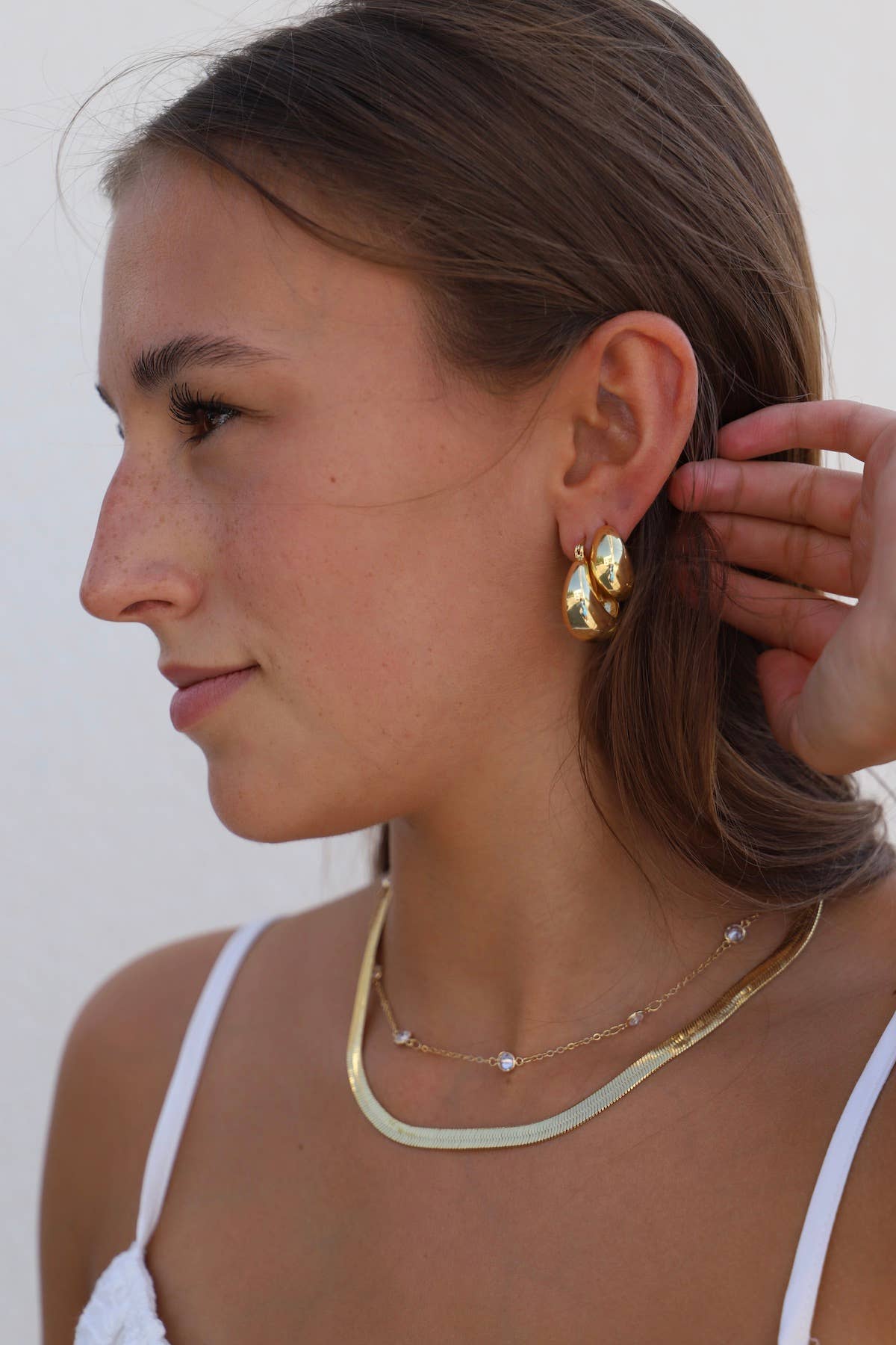 Coco Chunky Hoop Earrings - Box Turtle
