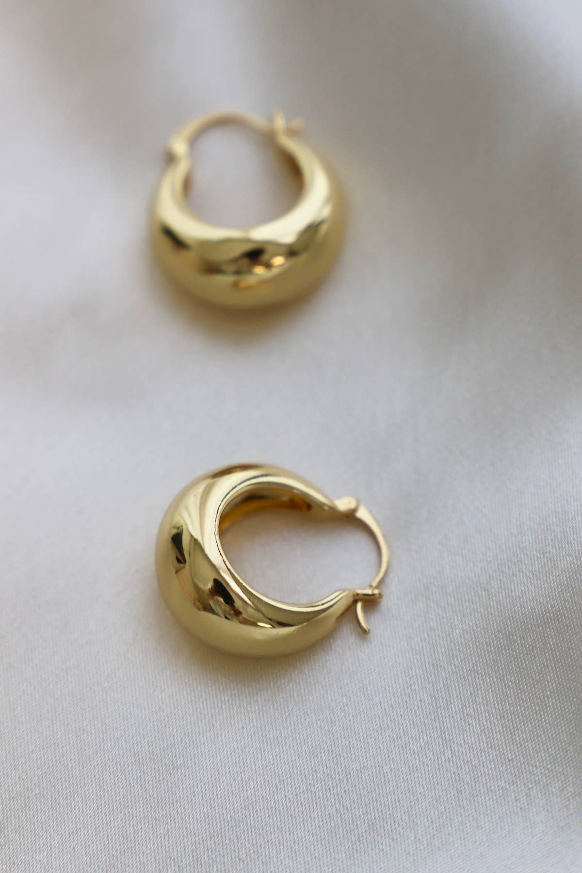 Coco Chunky Hoop Earrings - Box Turtle