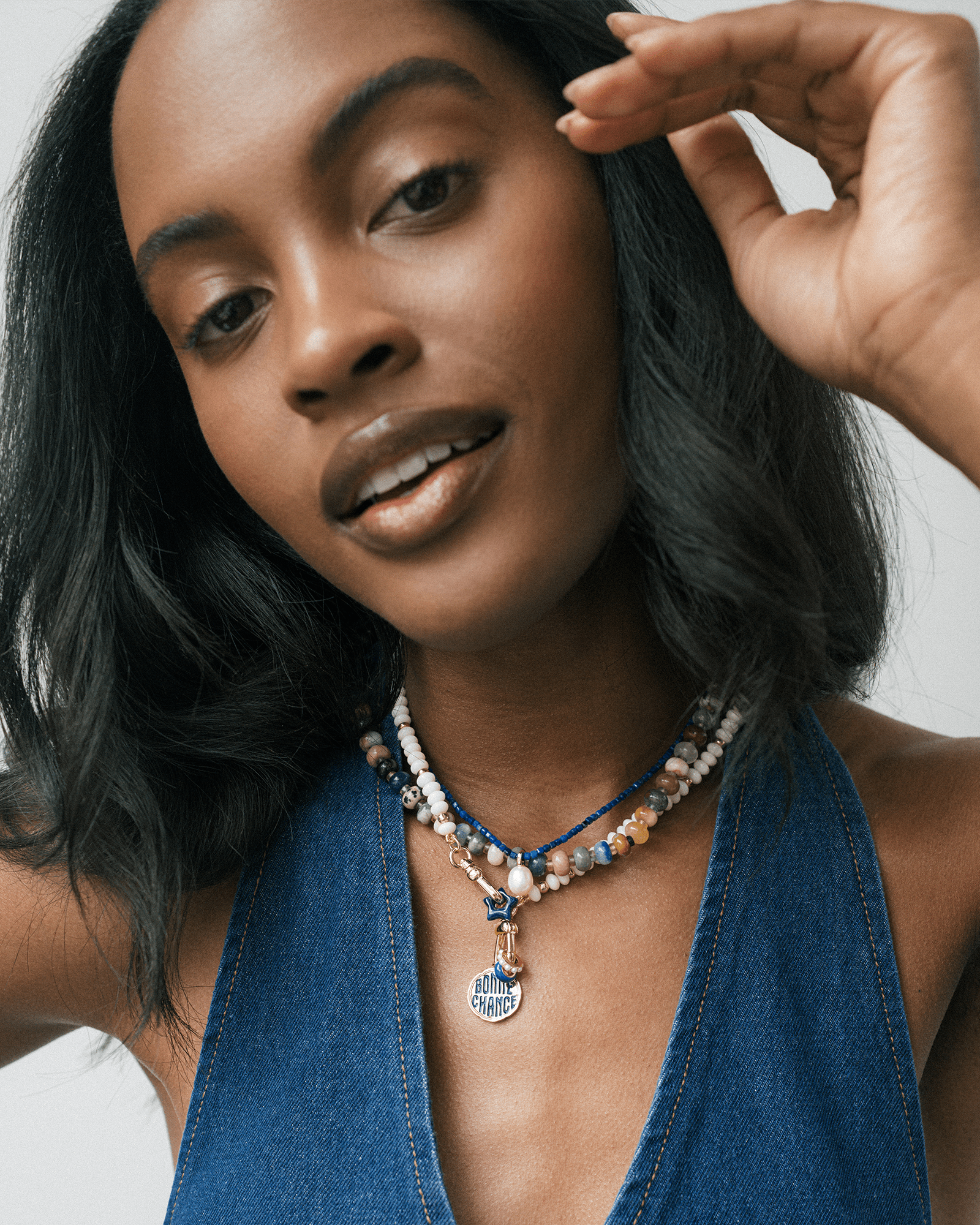 Coconut Sonia Gemstone Necklace - Box Turtle